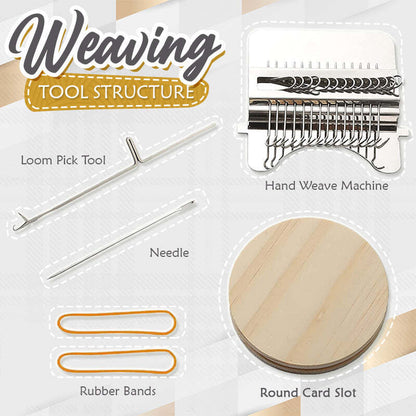 1+1 FREE |Mini DIY Needle and Thread Weaving Tool